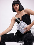 DressBerry Embellished Bucket Shoulder Bag