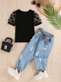 YK Girls Top With Joggers