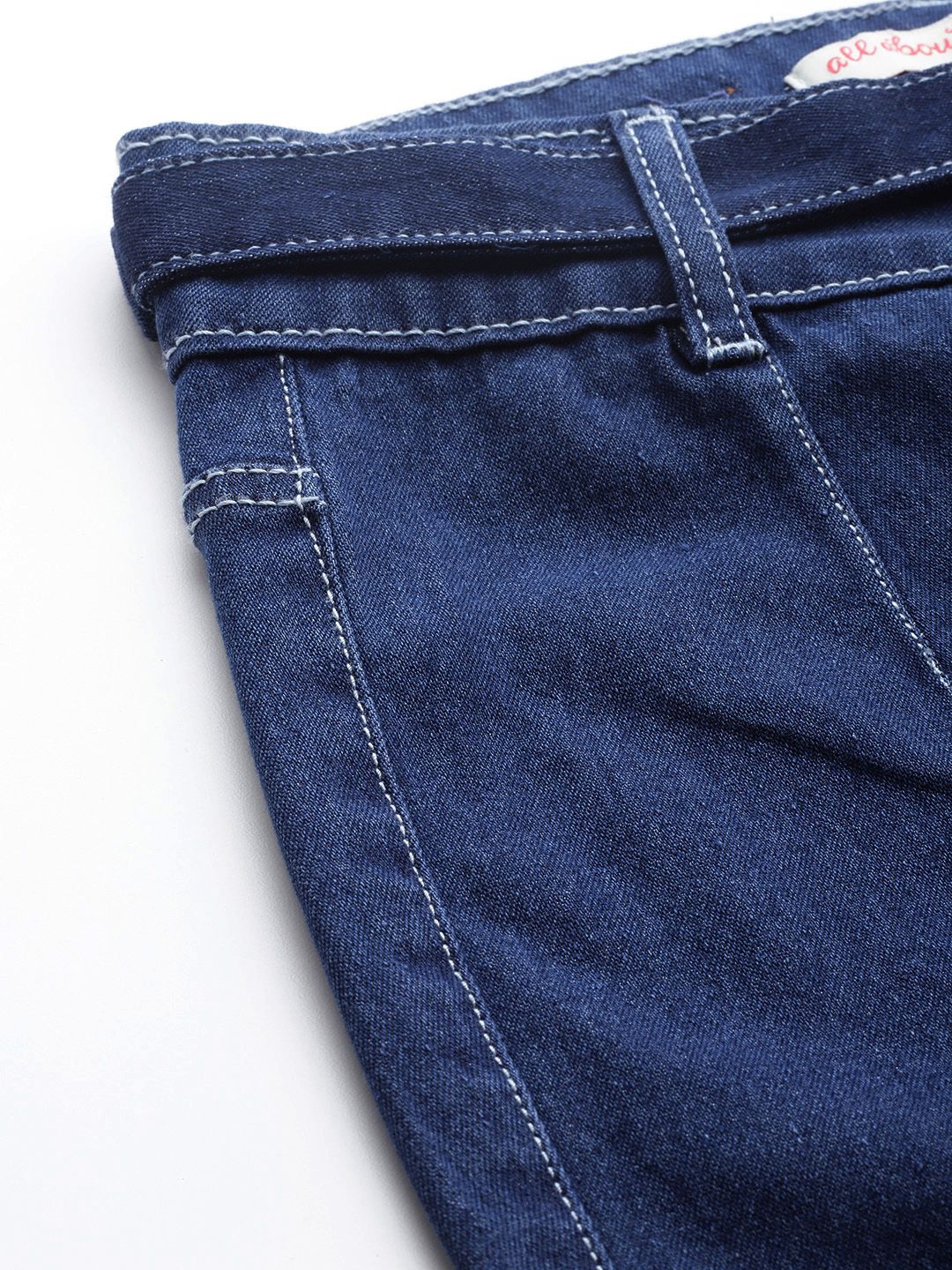 all about you Women Skinny Fit Stretchable Jeans with Belt