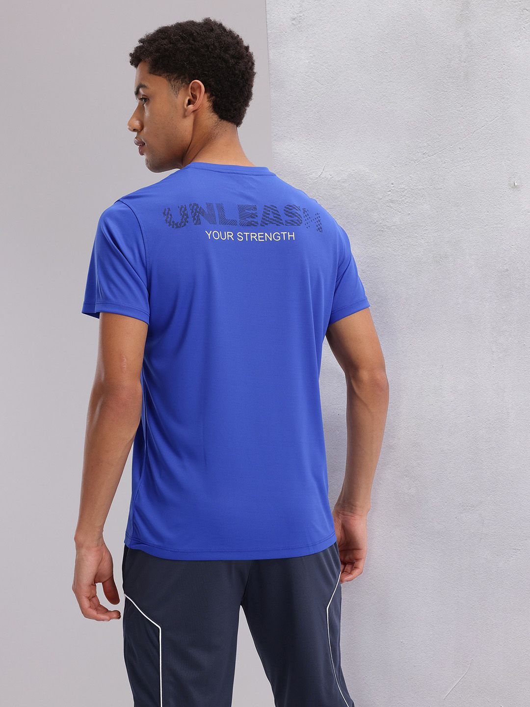 HRX by Hrithik Roshan Men Typography Printed Rapid-Dry Training T-shirt