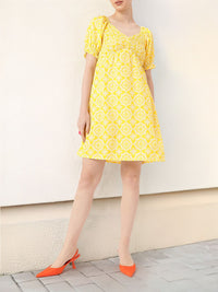 DressBerry Bridgerton Vibes Smocked Empire Dress