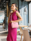 Lino Perros Women Pink Solid Sling Bag
