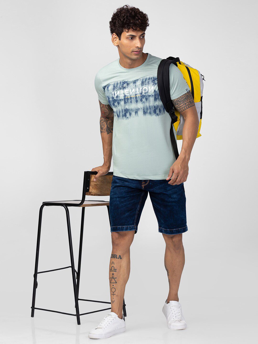 SPYKAR Men Typography Printed Slim Fit T-shirt