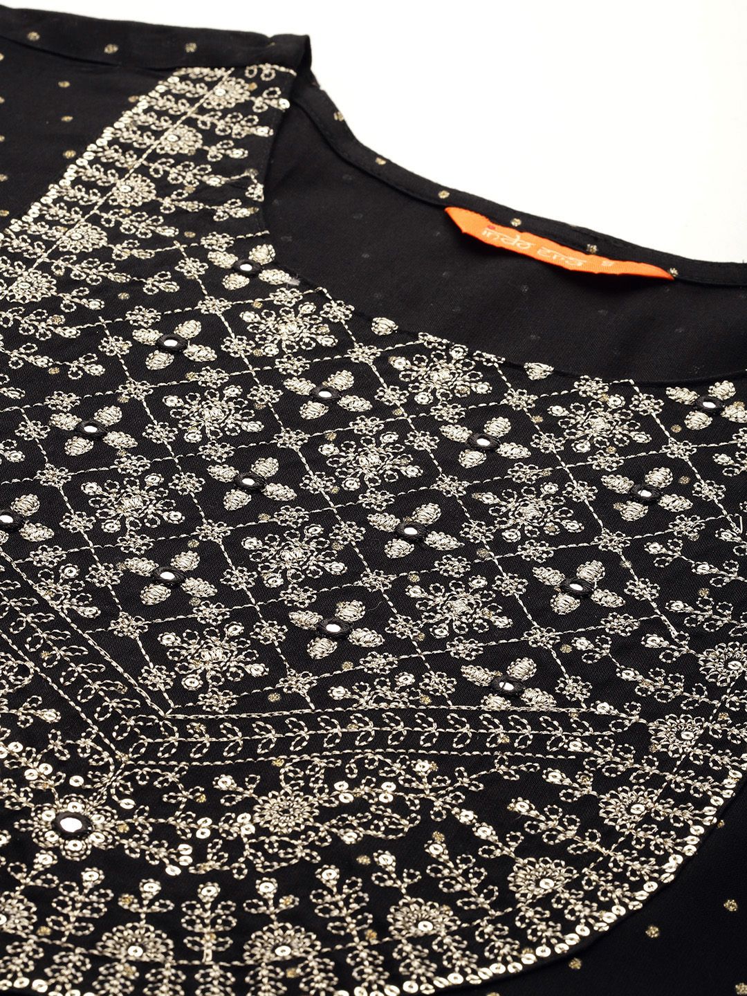 Indo Era Embroidered Sequinned Kurta