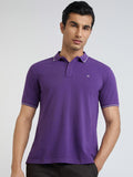 Raymond Pure Cotton Modern Fit Polo Collar Casual T-shirt