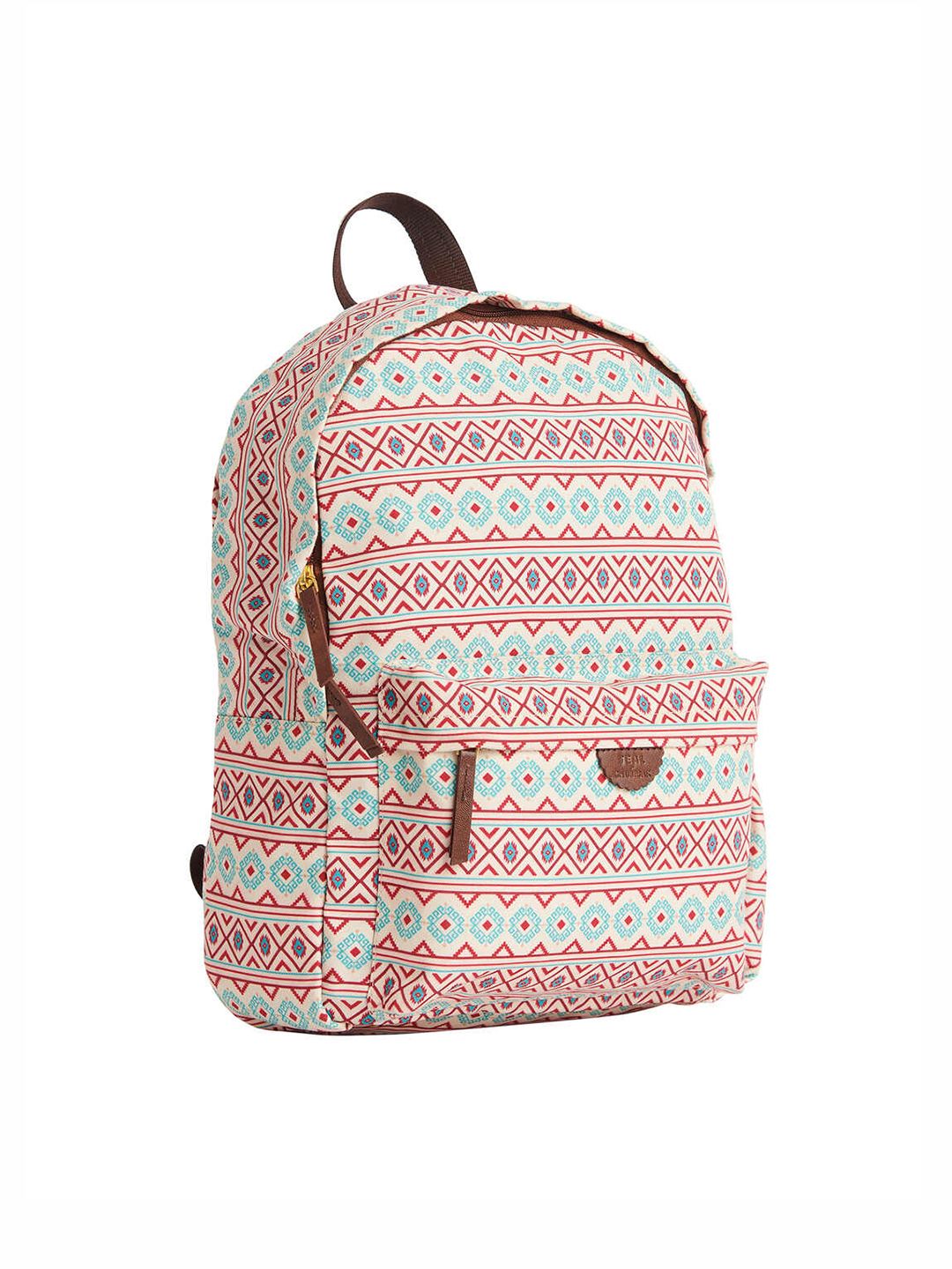TEAL BY CHUMBAK Women Geometric Printed Backpack