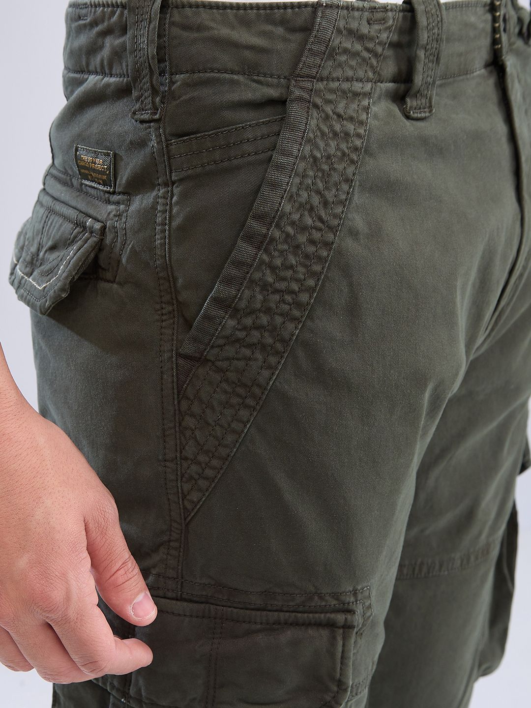 SPYKAR Men Mid Rise Cargo Trousers