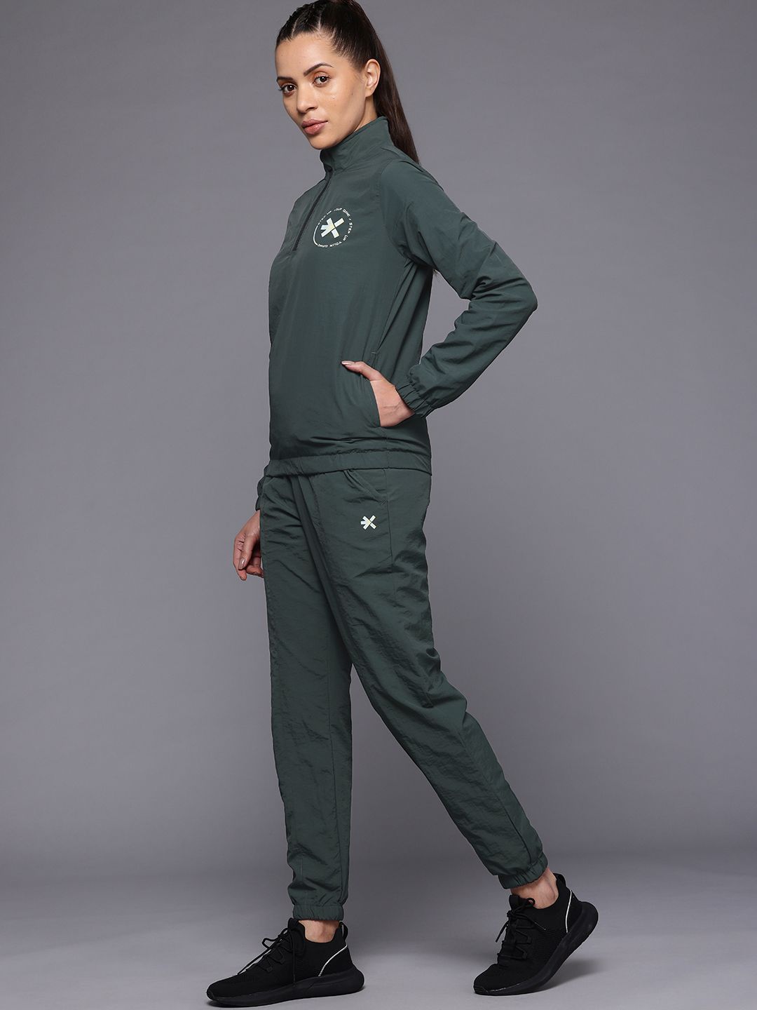 HRX by Hrithik Roshan Rapid-Dry Running Tracksuit