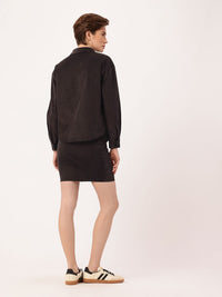 DressBerry Urban Chic Corduroy Shirt & Mini Skirt Co-Ords