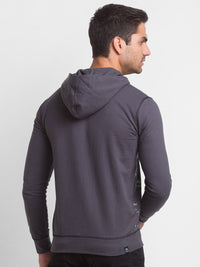 Being Human Men Charcoal Printed Sweatshirt