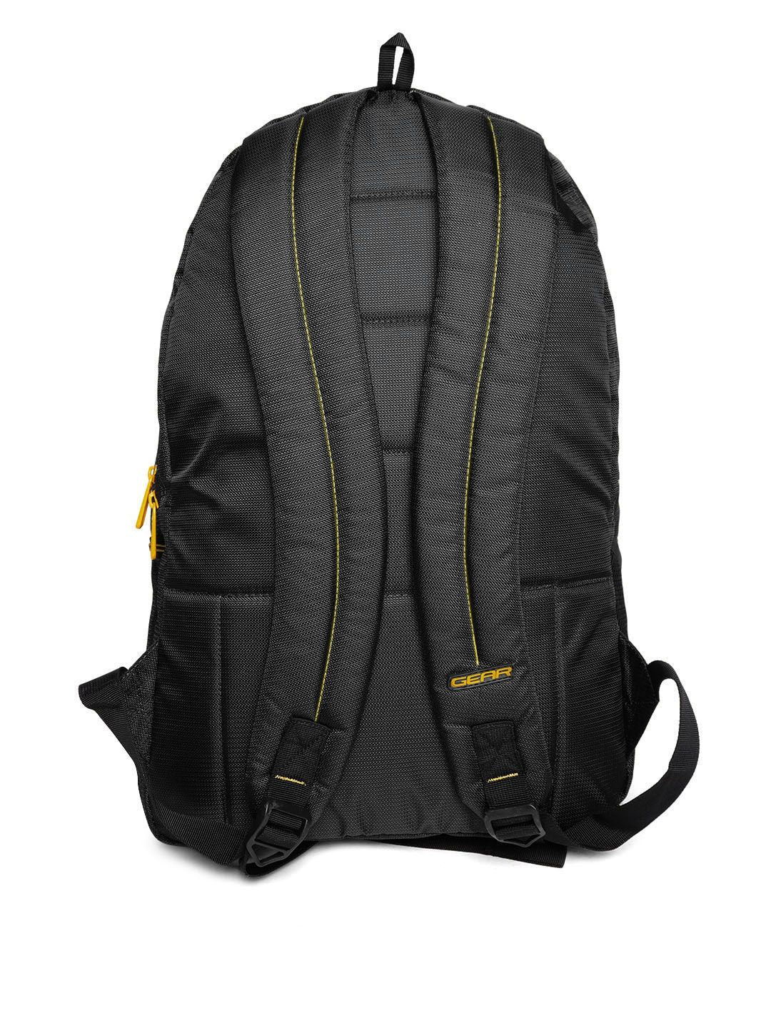 Gear Unisex Black Solid Backpack