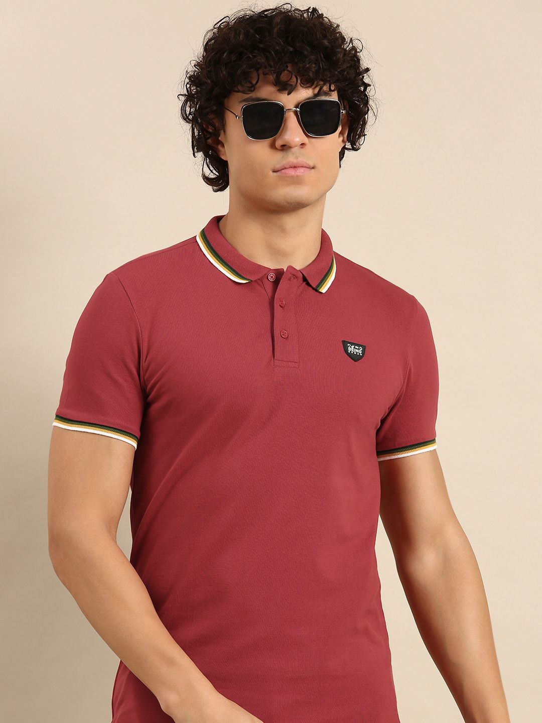 Being Human Polo Collar T-shirt
