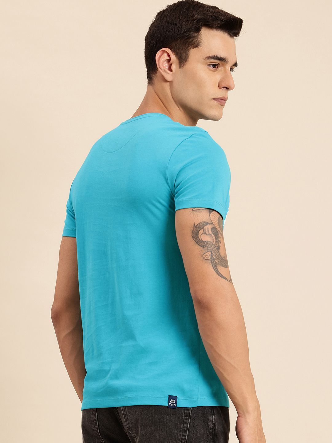 Being Human Pure Cotton Typography Printed T-shirt