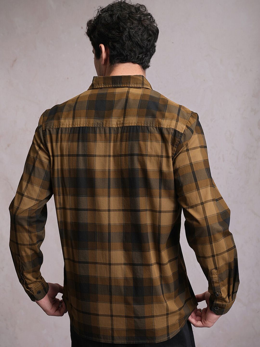 LOCOMOTIVE Premium Checked Regular Shirt