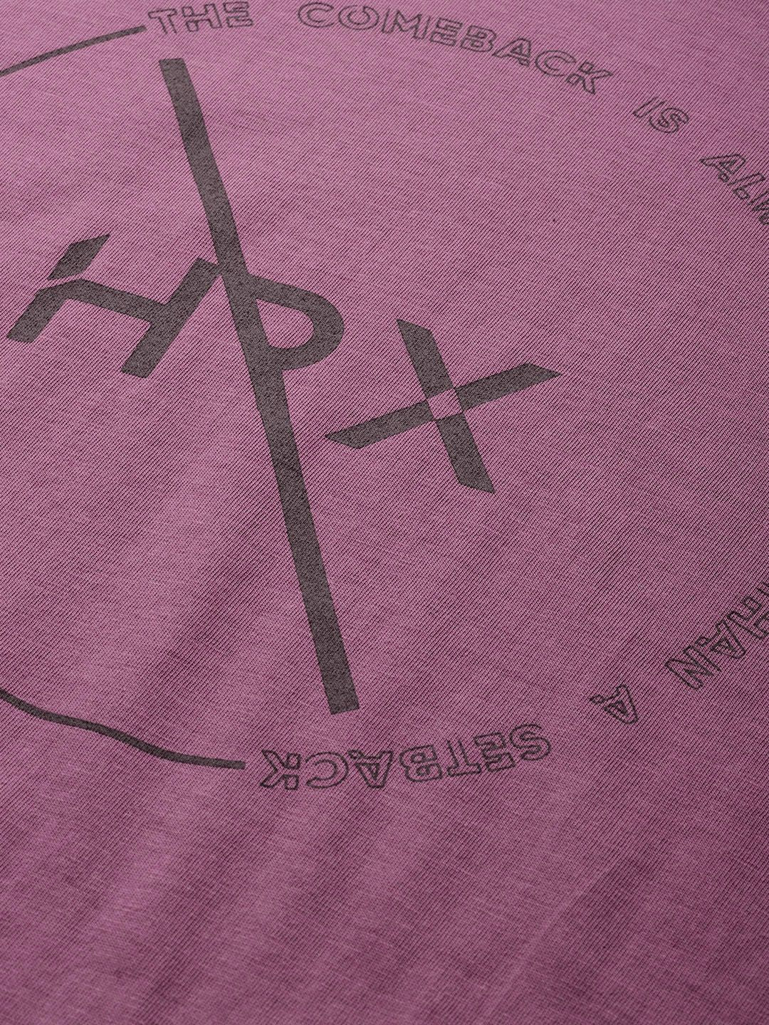 HRX by Hrithik Roshan Brand Logo Printed Rapid-Dry Training T-shirt