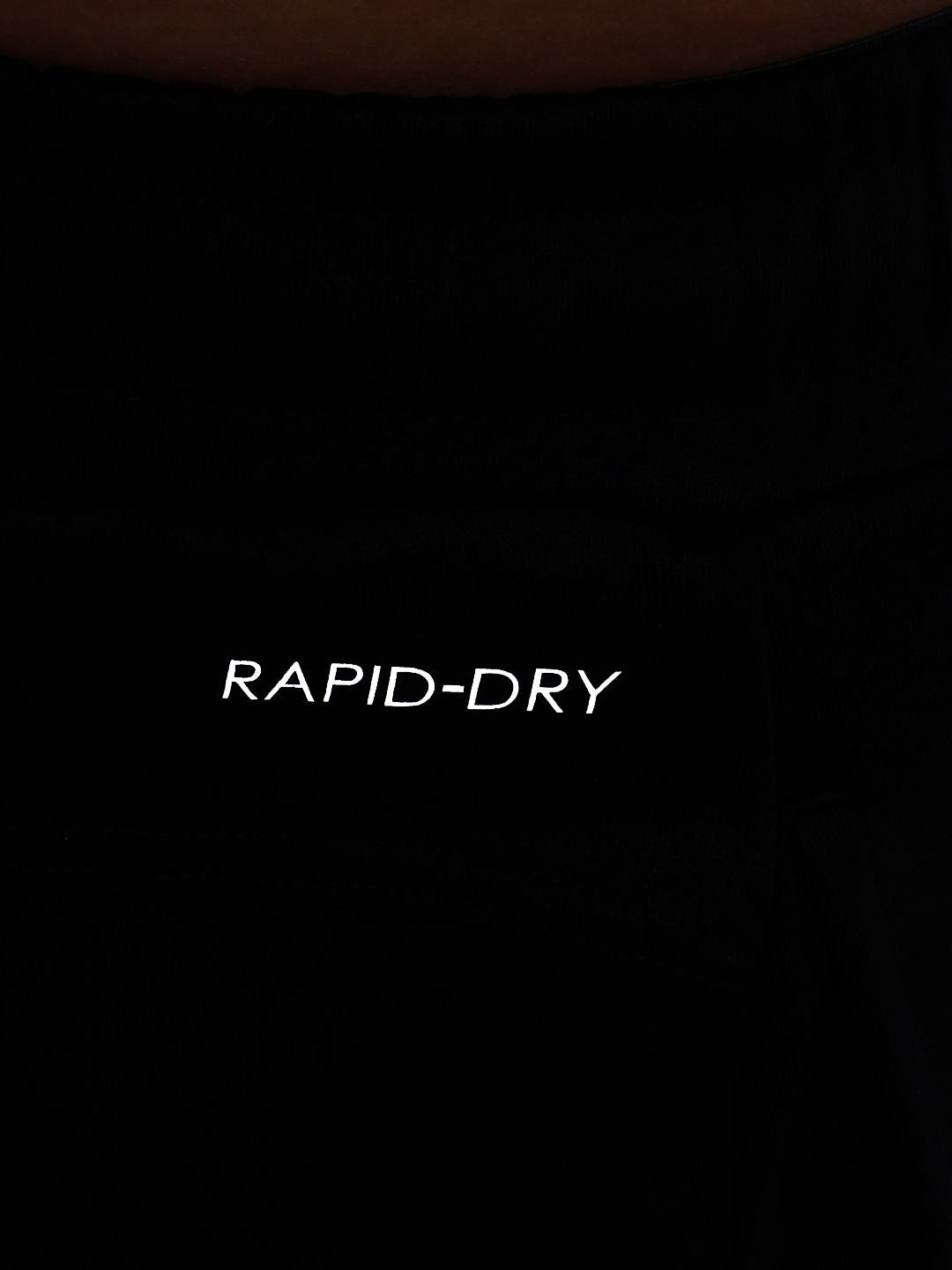 HRX by Hrithik Roshan Men Brand Logo Printed Mid-Rise Rapid-Dry Training Shorts