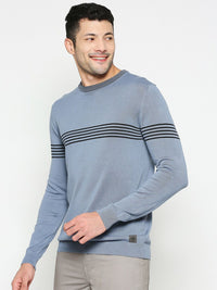 Being Human Striped Long Sleeves Pullover