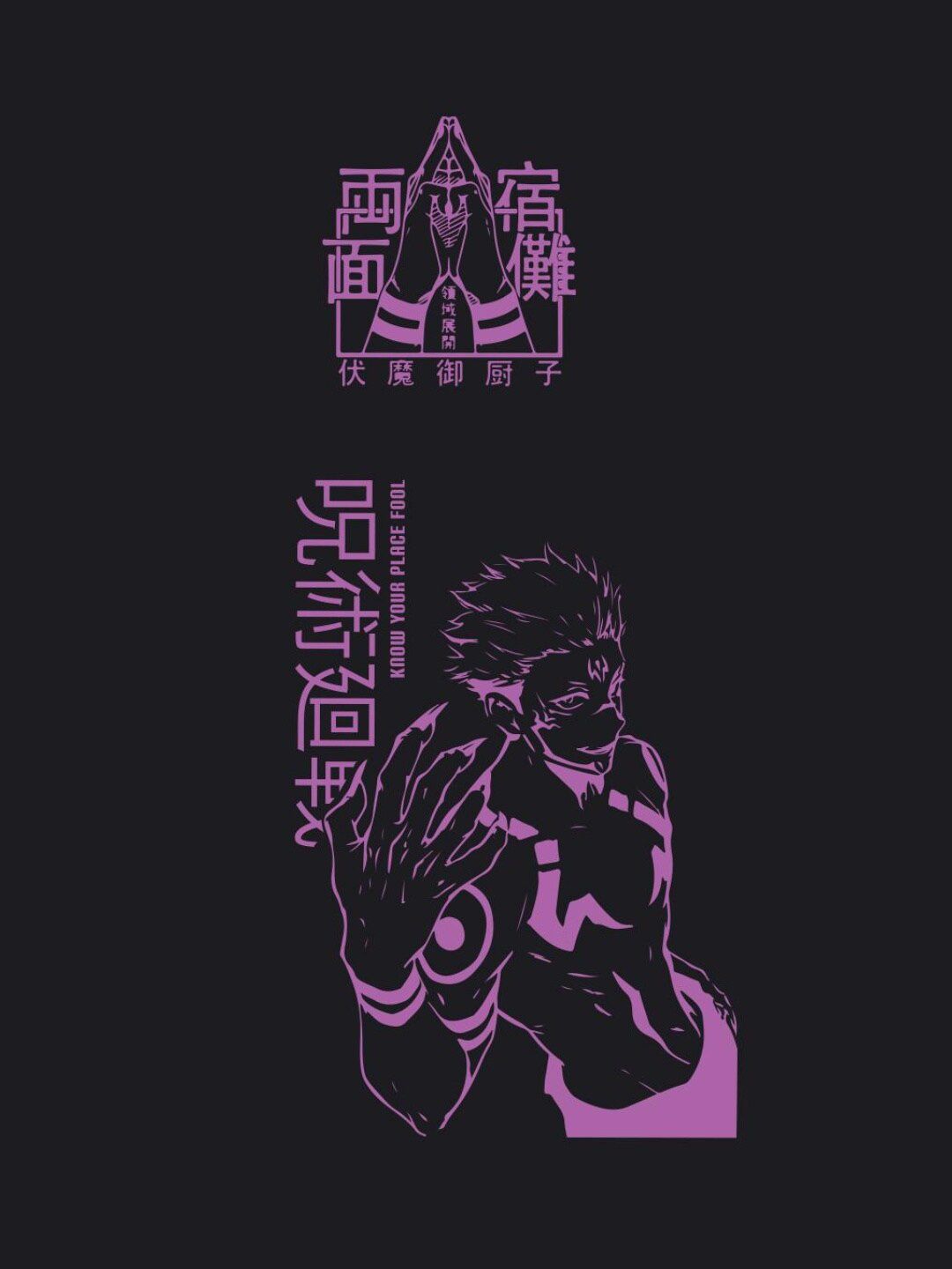 Bewakoof Men Black & Purple Printed Pure Cotton T-shirt