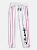 Happy Faces Girls Barbie Printed Pure Cotton Joggers