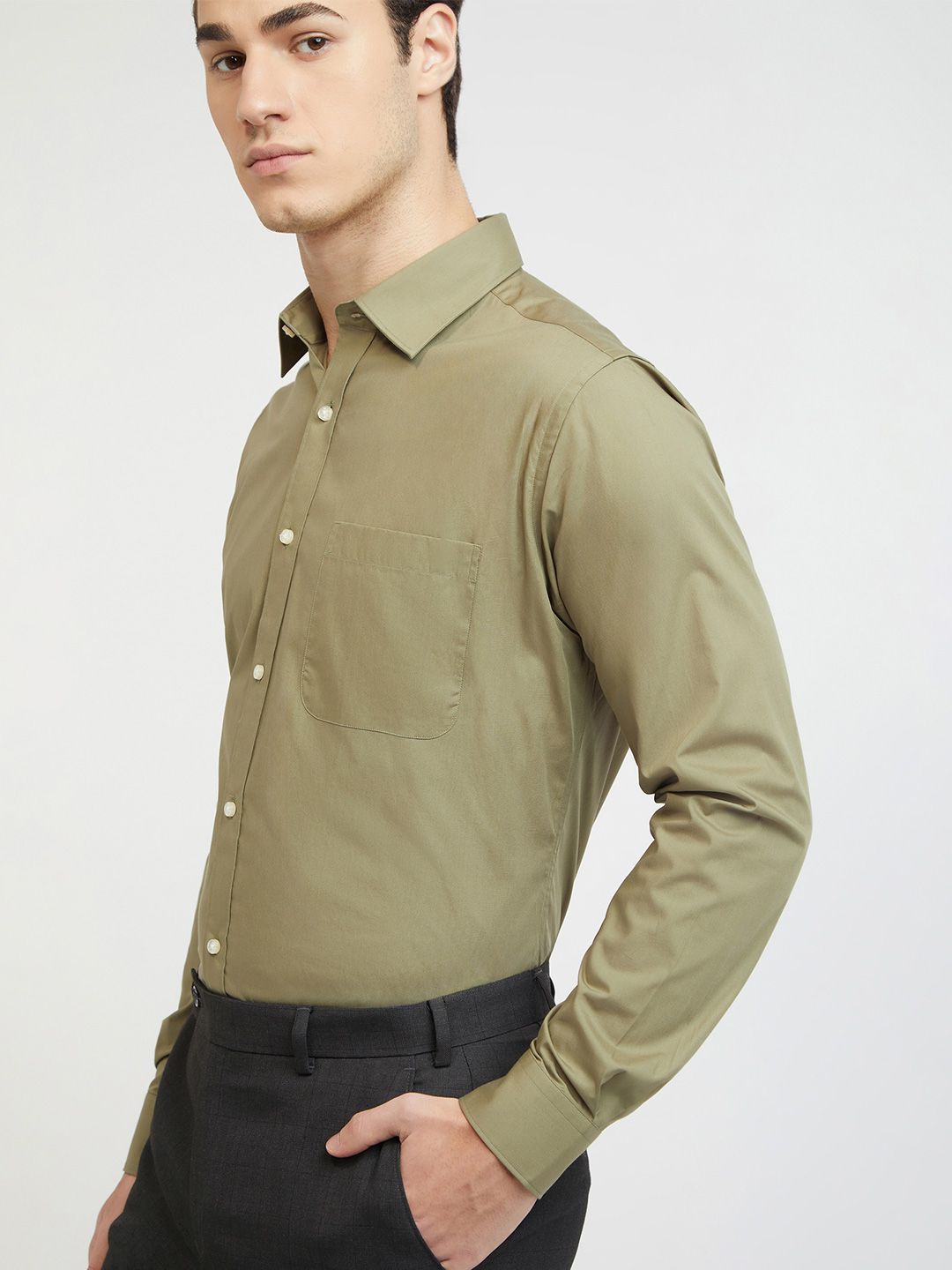 Raymond Pure Cotton Slim Fit Formal Shirt