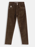 Monte Carlo Boys Slim Fit Corduroy Trousers