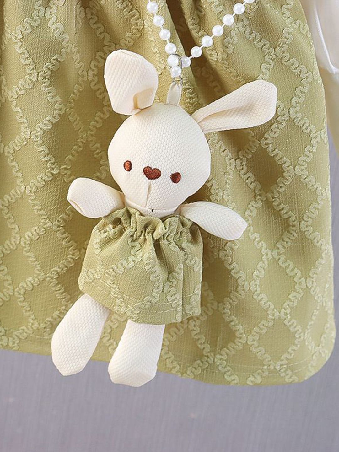 YK Girls Cotton Fit & Flare Dress