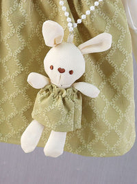 YK Girls Cotton Fit & Flare Dress