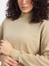 DressBerry Terry Drop-Shoulder Relaxed Sweatshirt