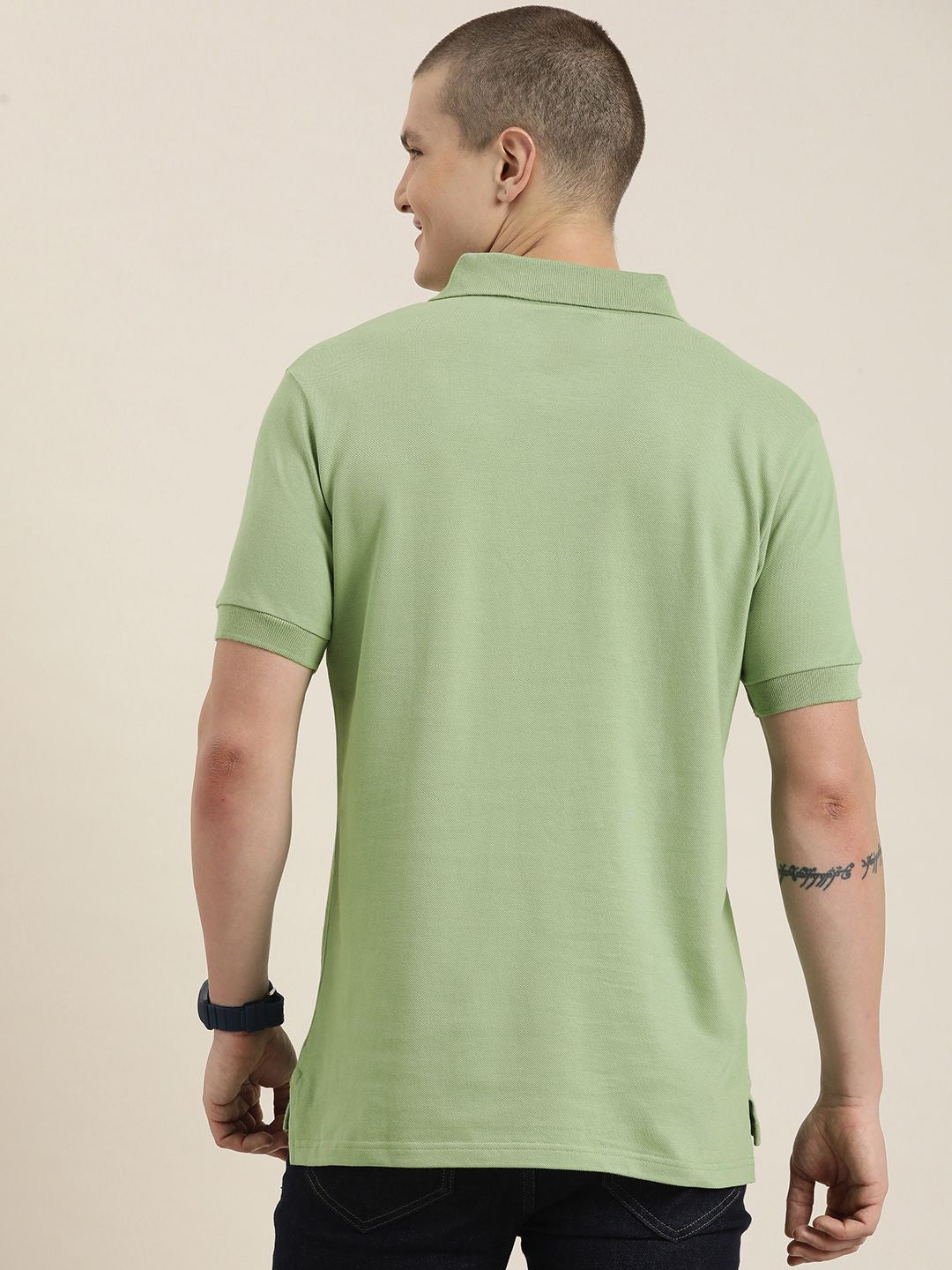 DILLINGER Men Polo Collar Pure Cotton T-shirt