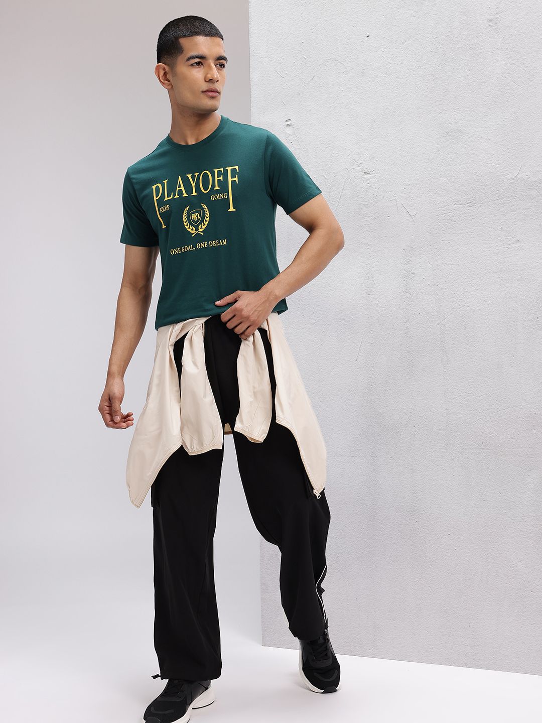 HRX by Hrithik Roshan Typography Print Lifestyle T-shirt