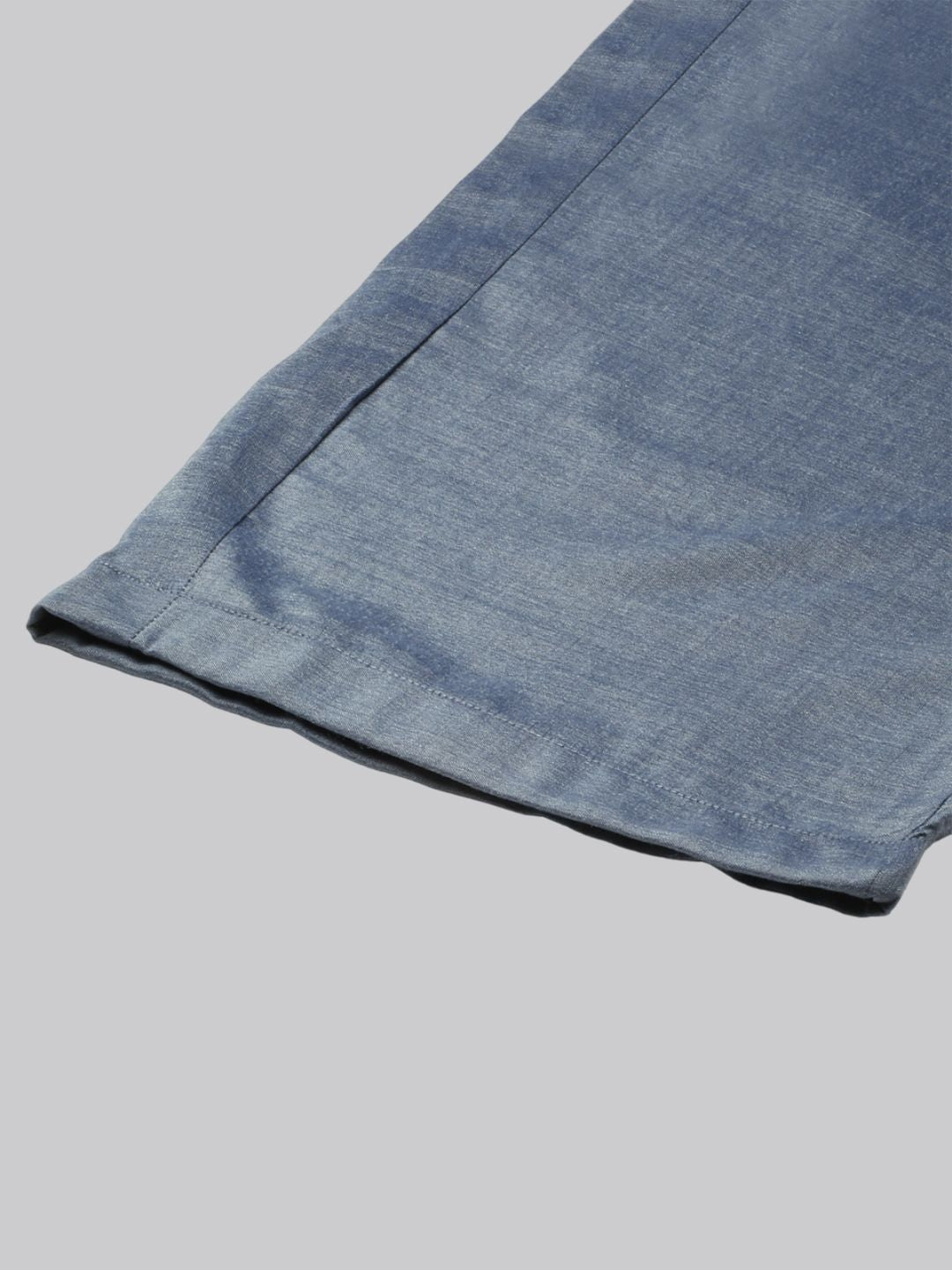 KALINI Striped Regular Thread Work Kurta With Trousers