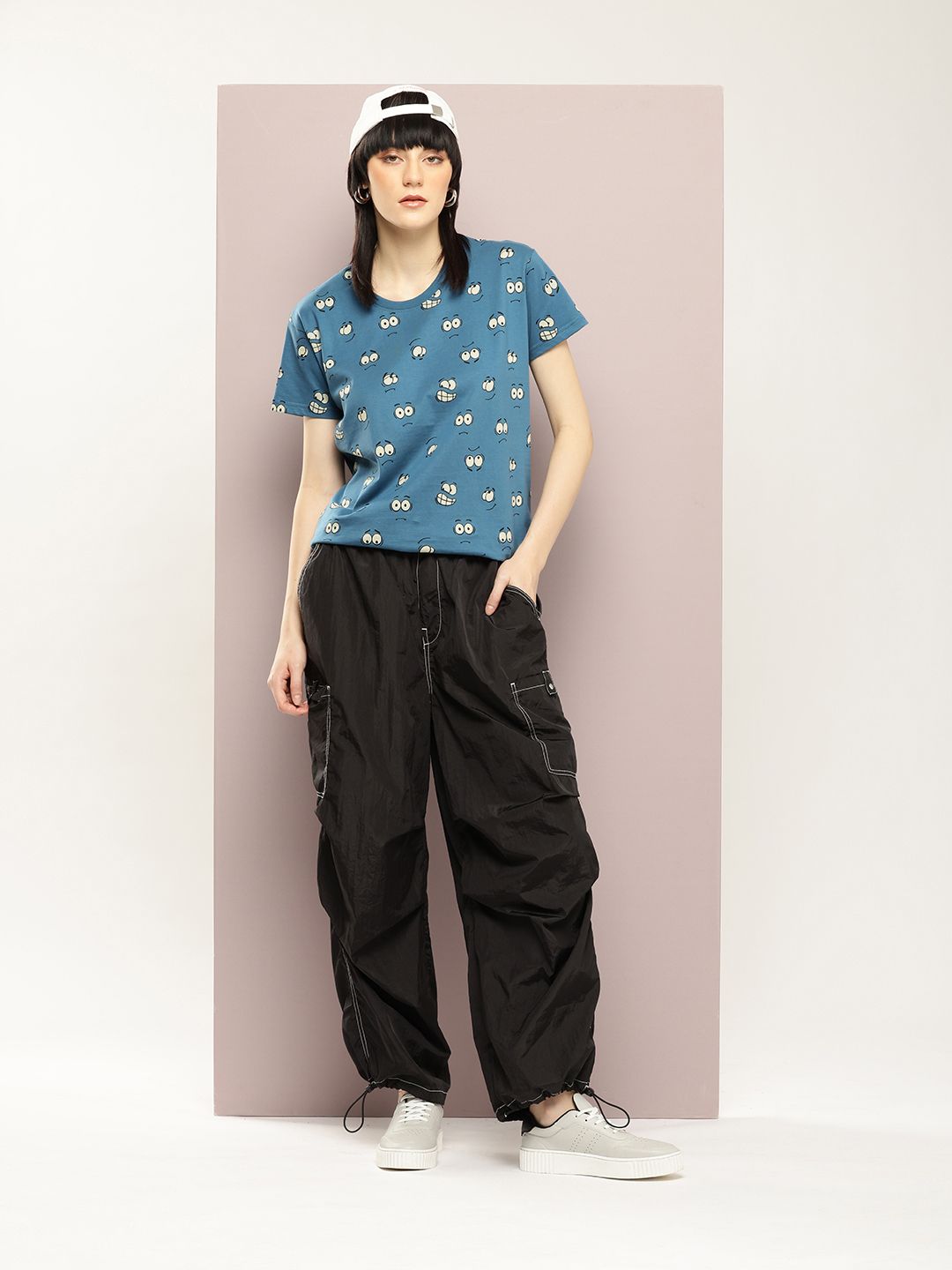 DILLINGER Printed Pure Super Combed Cotton Boxy T-shirt