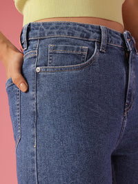 DressBerry Women Skinny Fit High-Rise Light Fade Stretchable Jeans