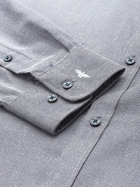 Park Avenue Self-Design Slim Fit Formal Shirt