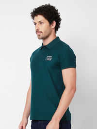 SPYKAR Polo Collar Cotton Slim Fit T-shirt