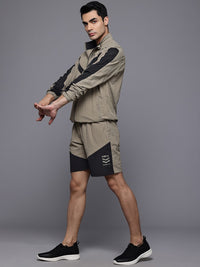 HRX by Hrithik Roshan Rapid Dry Mock Collar Running Tracksuit