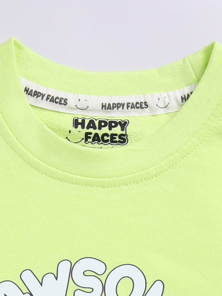 Happy Faces Girls Paw Patrol Print Pure Cotton T-shirt with Trousers