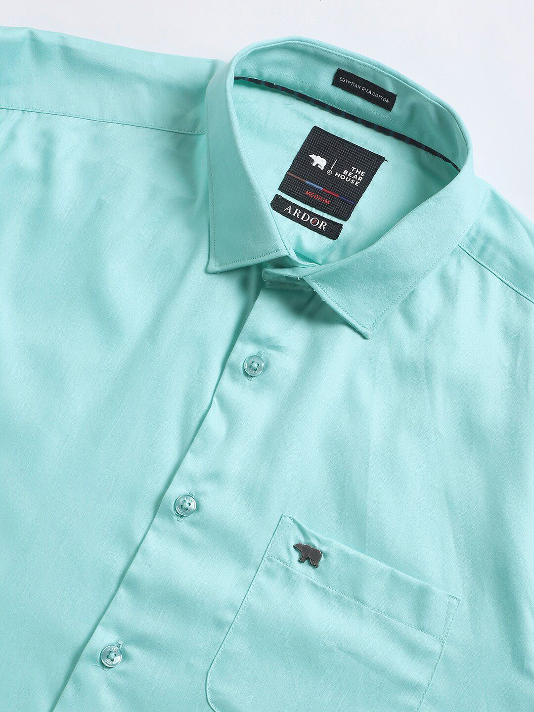 THE BEAR HOUSE Slim Fit Pure Cotton Formal Shirt