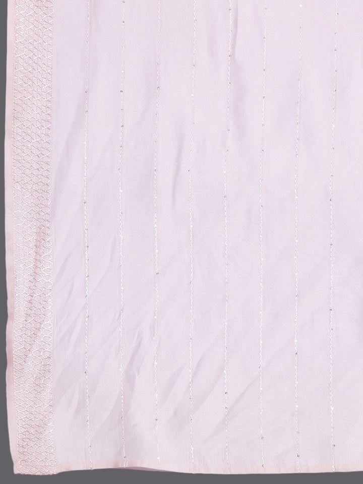 Libas Regular Sequinned Kurta with Palazzos & Dupatta