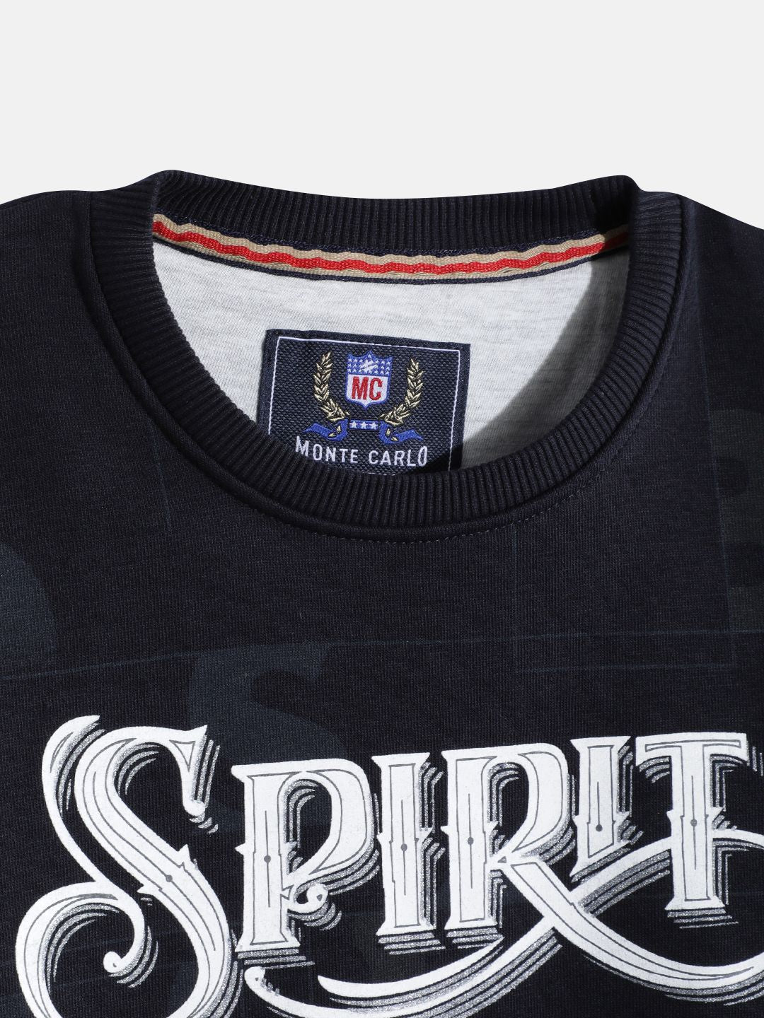 Monte Carlo Boys Typography Printed Sweatshirt