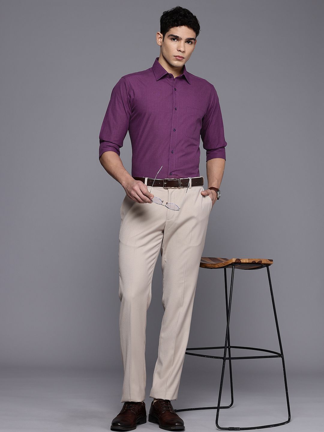 Raymond Pure Cotton Slim Fit Formal Shirt