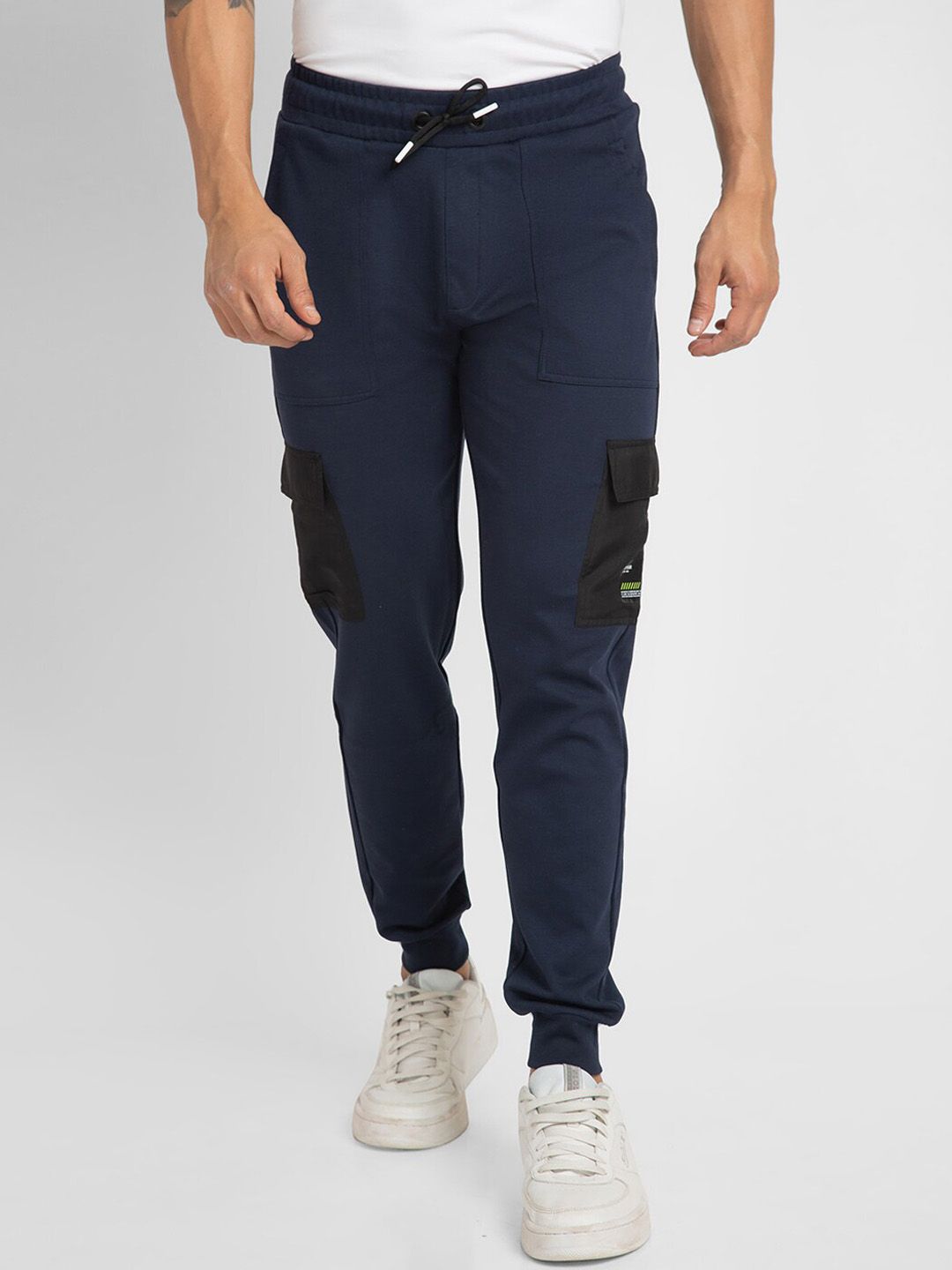 SPYKAR Men Slim-Fit Cotton Joggers
