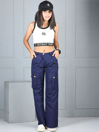 Cutiekins Girls Mid-Rise Regular Fit Easy Wash Cargos