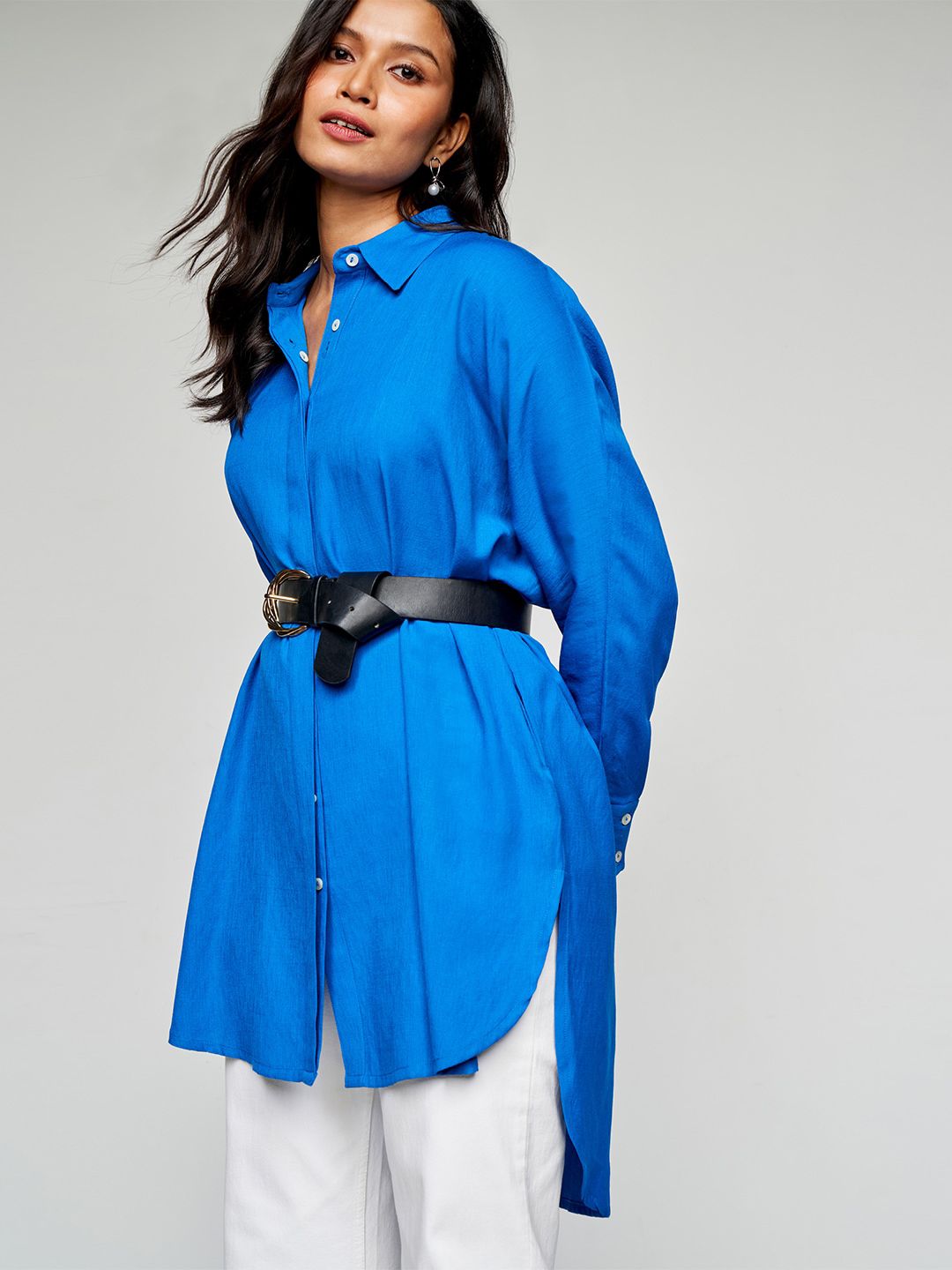 AND Shirt Collar Shirt Style Top