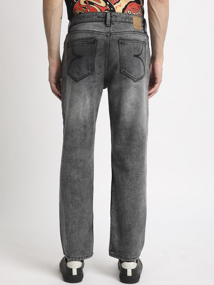 Bene Kleed Men Relaxed Fit High-Rise Heavy Fade Jeans