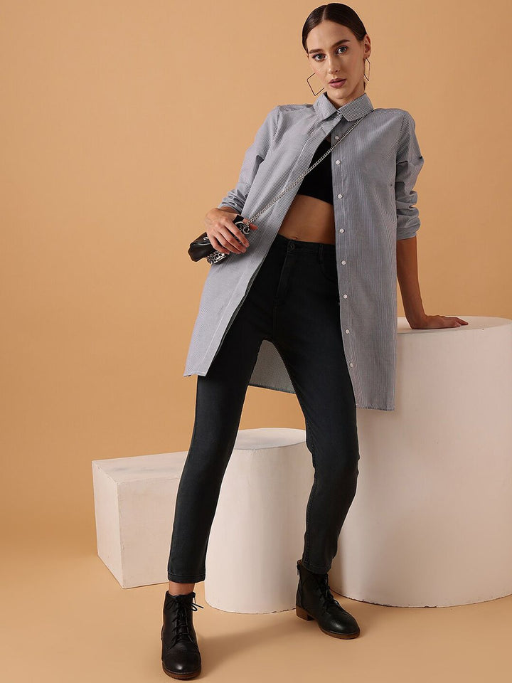 STREET 9 BASICS Women Grey Mid-Rise Mildly Distressed Jeans