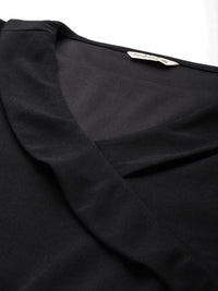 DressBerry Plus Size Layered Fit & Flare Mini Dress
