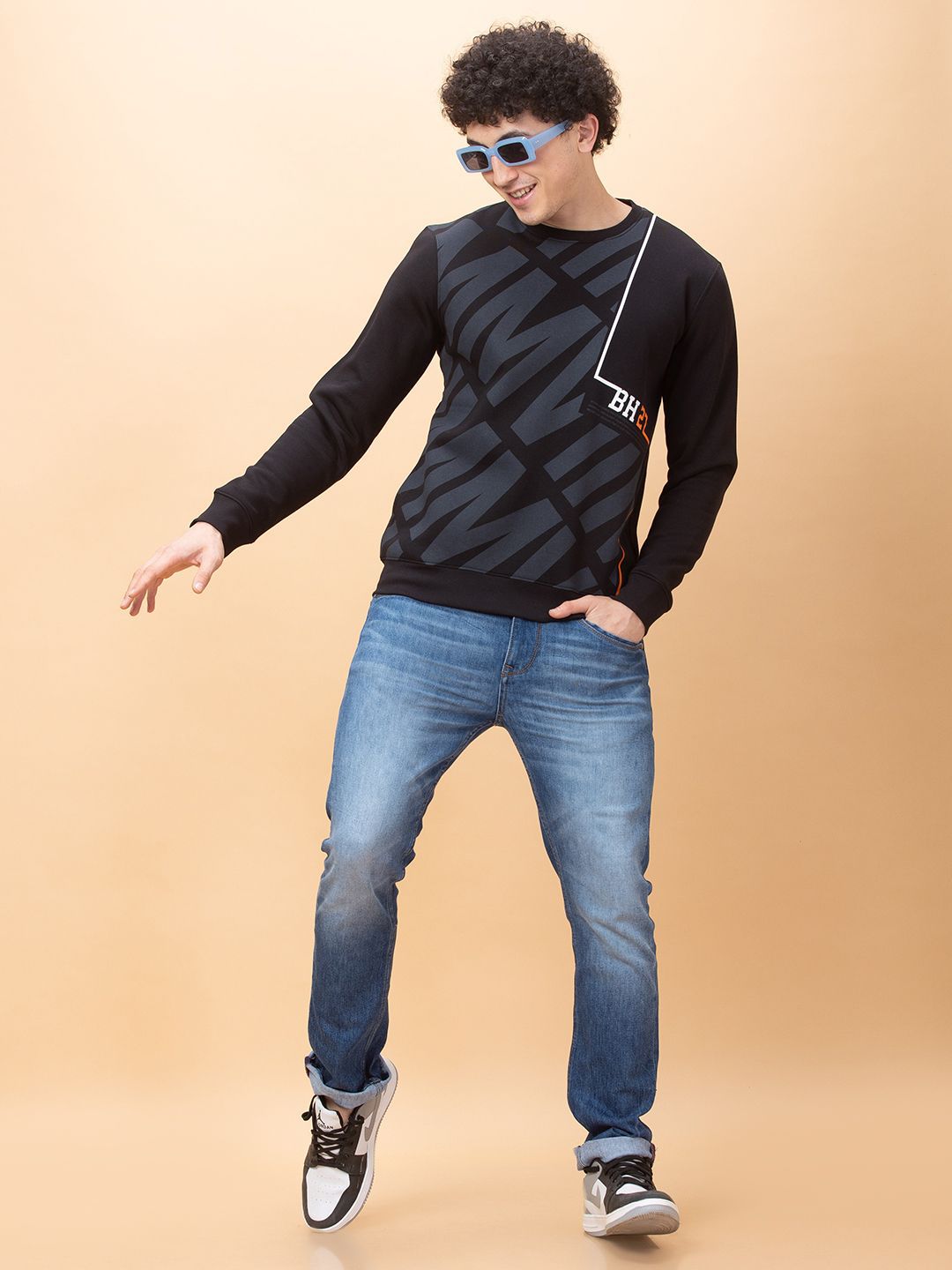 Being Human Men Printed Sweatshirt