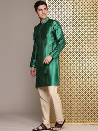 House of Pataudi Jashn Geometric Printed Kurta