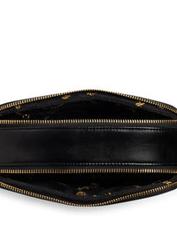 Berrylush Black Textured Structured Sling Bag